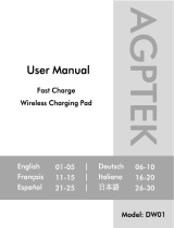 Comsol Chargeur sans Fil Rapide 15W User manual