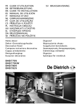 De Dietrich DHD770GW Owner's manual