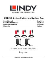 Lindy USB 2.0 Active Extension Pro Hub, 8m User manual