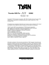 Tyan S2882 User manual