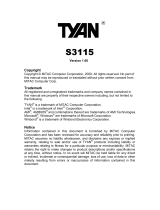 Tyan S3115GM2N User manual