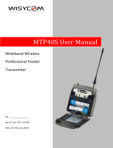 WisyCom MTP40S User manual