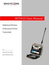 WisyCom MTP41S User manual
