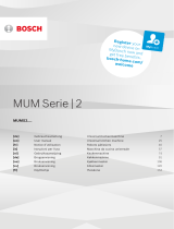 Bosch MUMS2EW30/01 Owner's manual