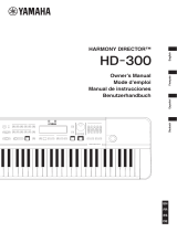 Yamaha HD-300 Owner's manual