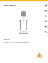 Behringer Big Foot Quick start guide