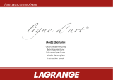 LAGRANGE Chauffe-plats Ligne d'art User manual