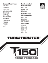 Thrustmaster T150 RS Volant Racing Retour de Force User manual