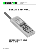Benefon TDP-52-SN3 User manual