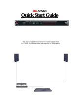 dbx Pro AFS224 User manual