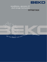 Beko CFF6873G User manual