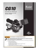 Beckett CG10 Gas Burner User manual