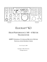 ELECRAFT KBPF3 Owner's manual