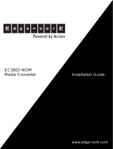 Accton Technology Edge-corE EC3802-WDM User manual