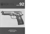 Beretta 92 FS Compact Inox User manual