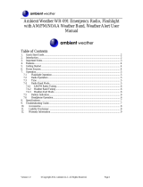 Ambient Weather WR-091 User manual