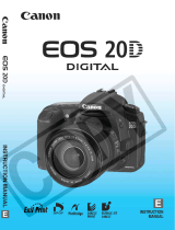 Canon 9442a008 - EOS 20D Digital Camera SLR User manual