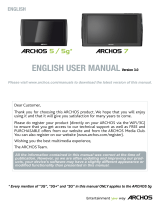 Archos SRT 6700 User manual