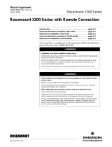 Emerson Rosemount 3300 Series Owner's manual