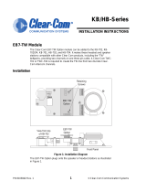 Clear-Com TWC-704 Owner's manual