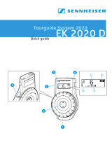 Sen­nhe­iser EK 2020-DII Tour Guide Taschenempfänger Owner's manual