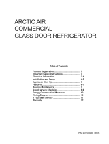 Arctic Air GDR22CWLF1 User manual