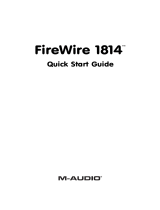 M-Audio FireWire 1814 Quick start guide