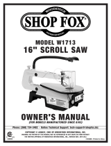 Grizzly THE SHOP FOX W1500 Owner's manual