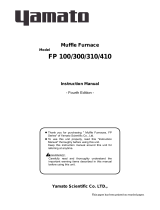 Yamato Scientific FP100/300/310/410 User manual
