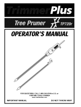 Ryobi TP720r Owner's manual