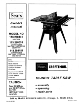 Sears 113.298141 User manual