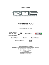 RME Fireface UC Owner's manual
