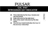 Pulsar 5Y67 Owner's manual