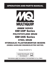 MQ Multiquip EM120P series User manual