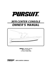 PURSUIT 3070 OFFSHORE Owner's manual