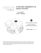 WEN POWER Power Pro 5.5 HP OHV Owner's manual