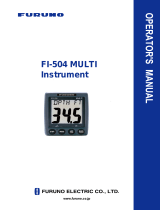 Furuno FI-504 User manual