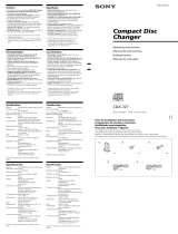Sony CDX-727 User manual
