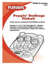 Hasbro Poppin' Bedbugs Pinball User manual