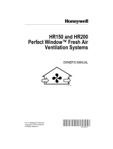 Honeywell HR150 User manual