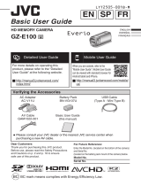JVC Everio GZ-E100 User manual