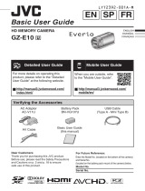 JVC Everio GZ-E10 User manual