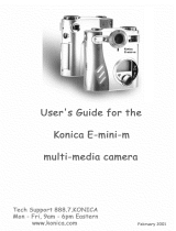 Minolta E-Mini-m User manual