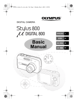 Olympus Stylus 800 DIGITAL Basic manual Owner's manual