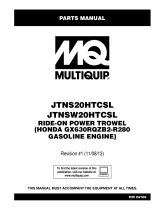 MQ Multiquip JTNS20-SW20 User manual