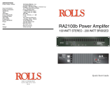 Rolls RA2100B User manual