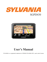 Sylvania SGPD 430 User manual