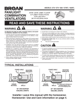 Broan 678 Installation guide