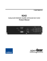 Cobalt Digital 9242 User manual