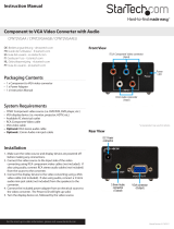 StarTech.com Component - VGA User manual